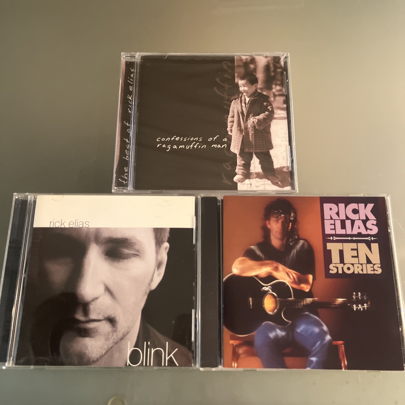 Rick Elias 3 LOT: Confessions of a Ragamuffin Man SEALED, Blink, Ten Stories