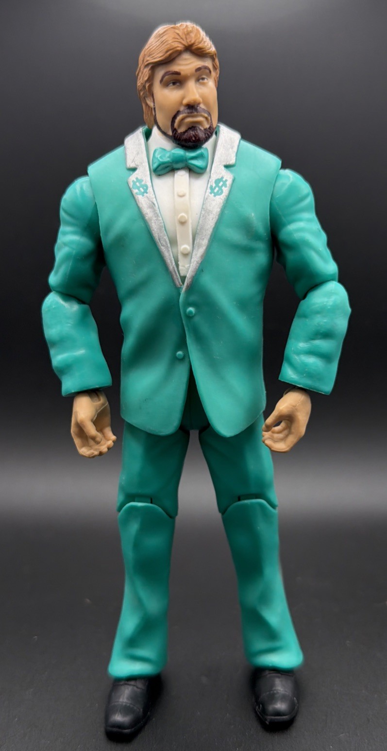 WWE Ted Dibiase Main Event Series 147 Mattel Wrestling Action Figure Green