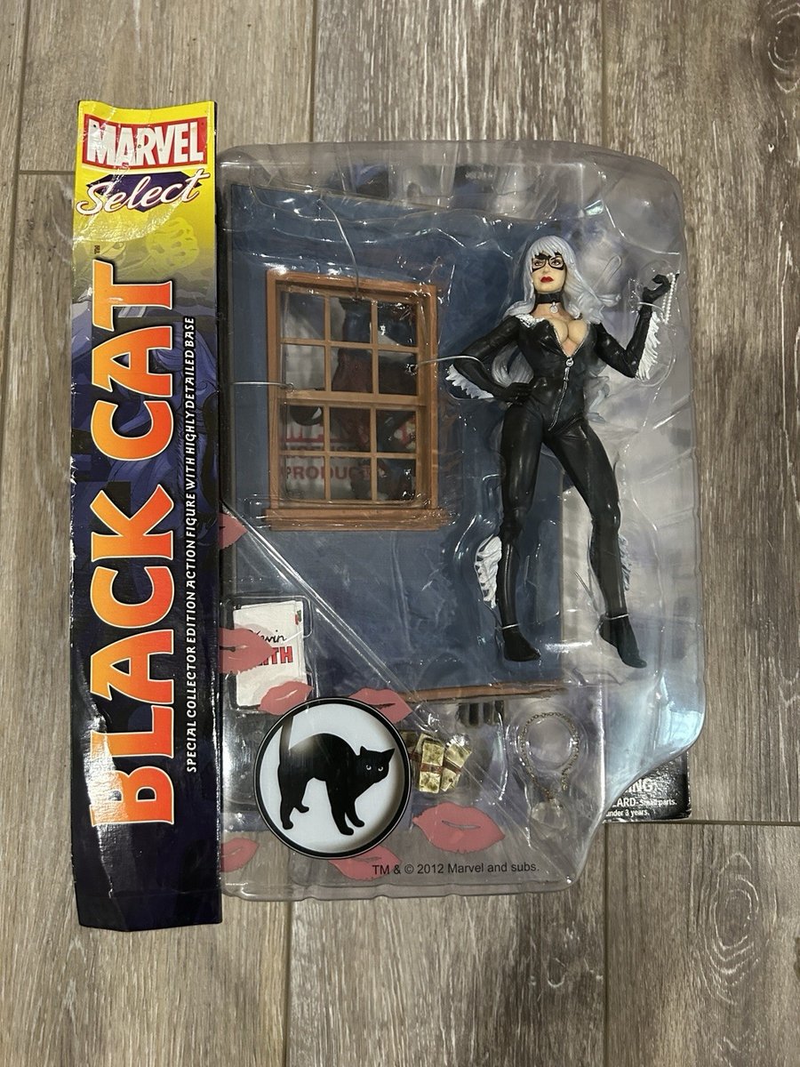 Marvel Select Black Cat Figure Diamond Select Toys Special Collector 2012