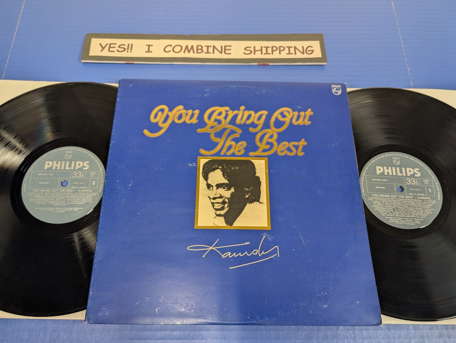 Kamahl - You Bring Out The Best - 1980 Pop 2 LP SET w/Insert VG+ VINYL Import