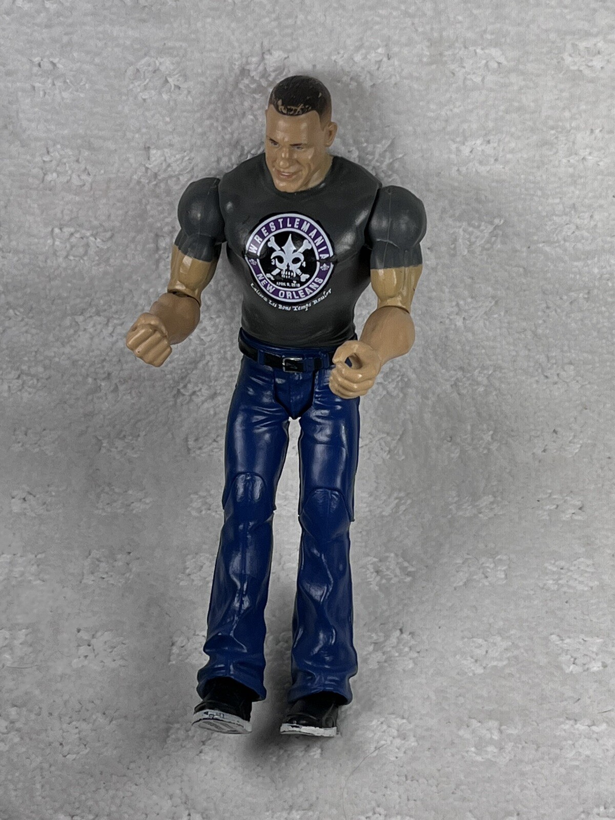 WWE John Cena Mattel Figure Wrestlemania 35 New Orleans 2018 7" 
