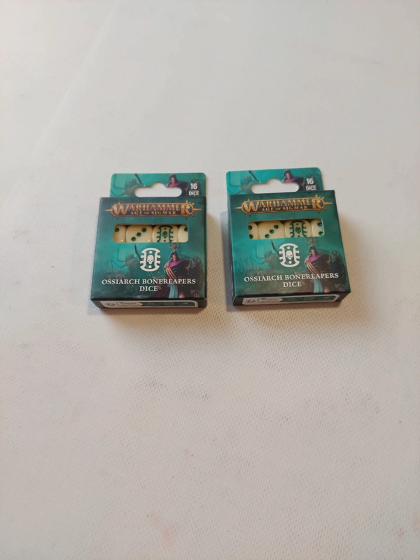 AOS Ossiarch Bonereapers. 2X dice set , so 32 die