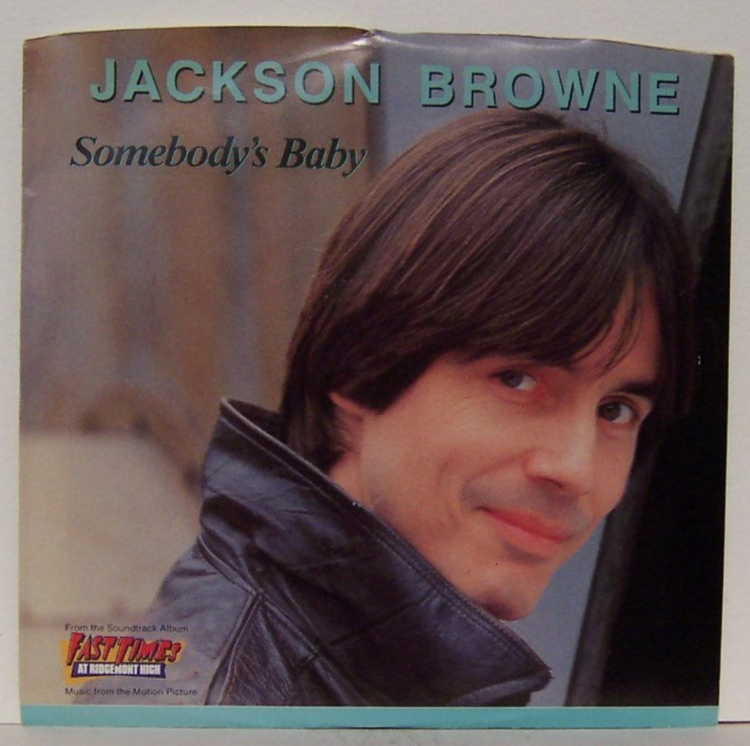 JACKSON BROWNE - SOMEBODY'S BABY / THE CROW ON THE CRADLE - 1982 7" 45rpm w/PS
