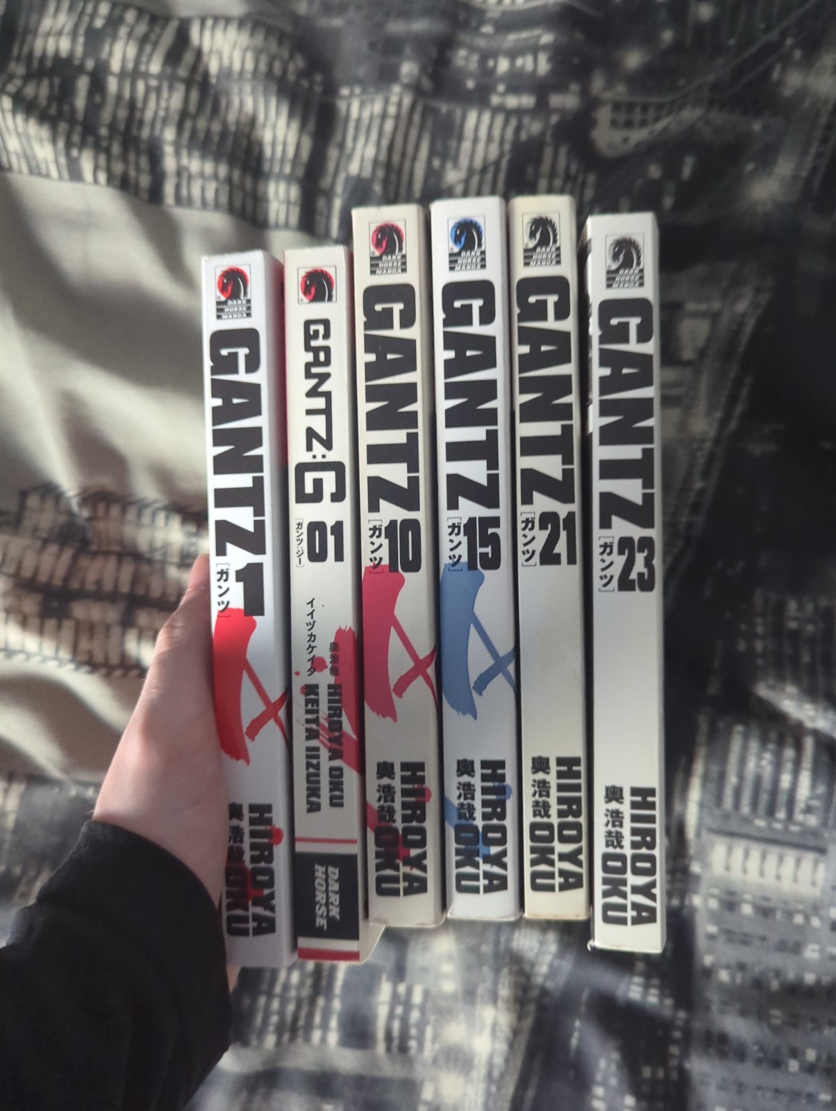 Gantz Lot Vols 1, 10, 15, 21, 23 English Manga