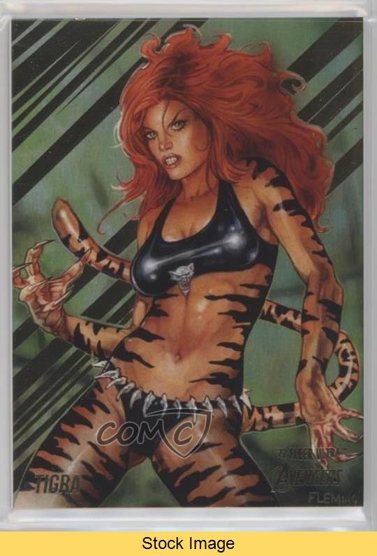 2022 Fleer Ultra Avengers Rainbow Tigra #78 LEGGI gd1