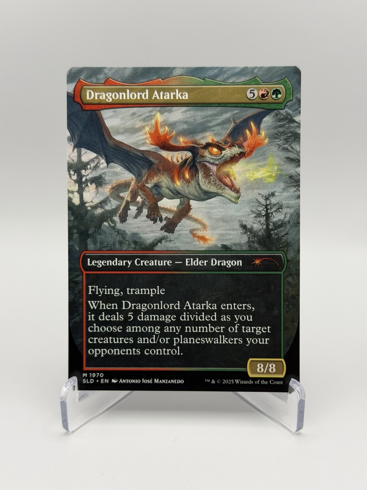 MTG Dragonlord Atarka 1970 Regular Double Sided SLD Never Played!