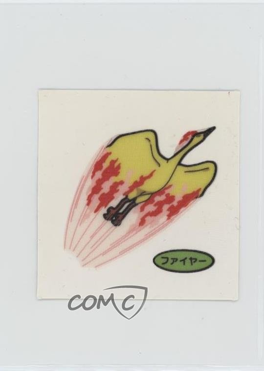 Moltres (Set 73) Adesivi Giapponesi Daiichi Pokemon Pane Deco Chara 2000 0q9m
