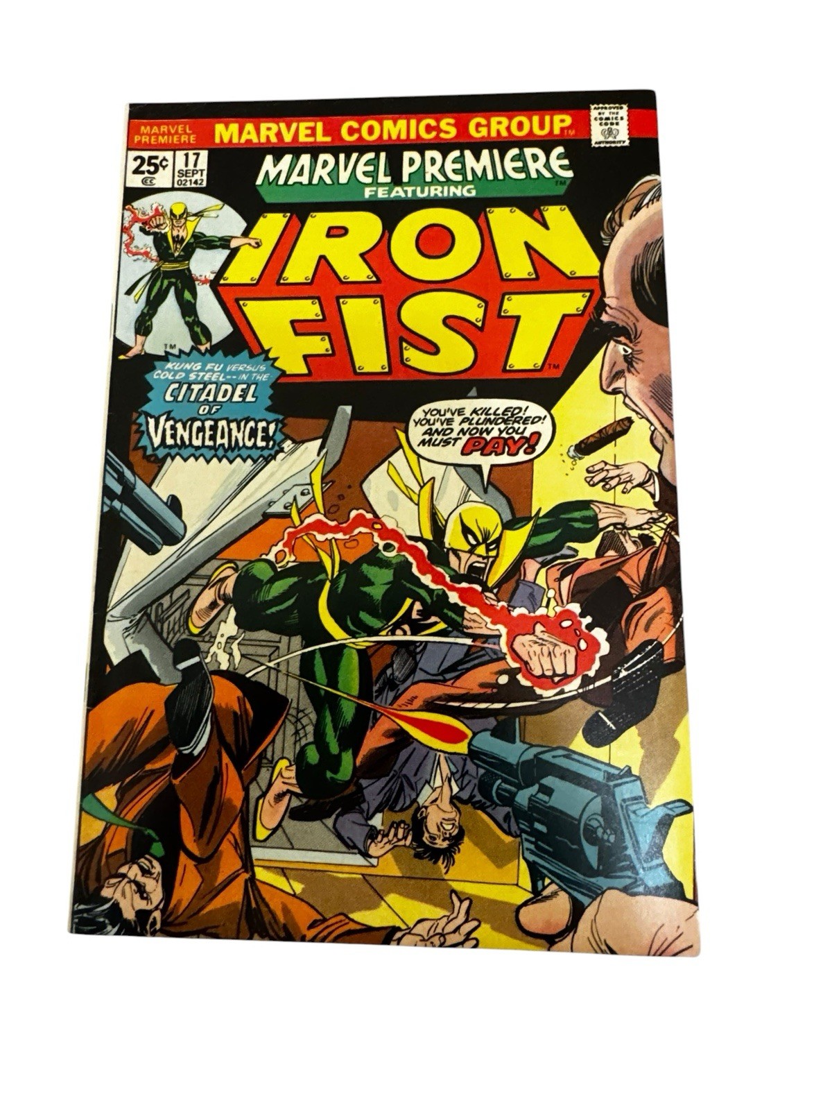 Marvel Premiere #17 (1974) 3° Pugno di Ferro e Origine - Chiave Età del Bronzo Marvel