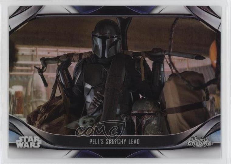 2022 Topps Chrome Star Wars The Mandalorian Beskar Edition rifrattore #S2-8 a2v