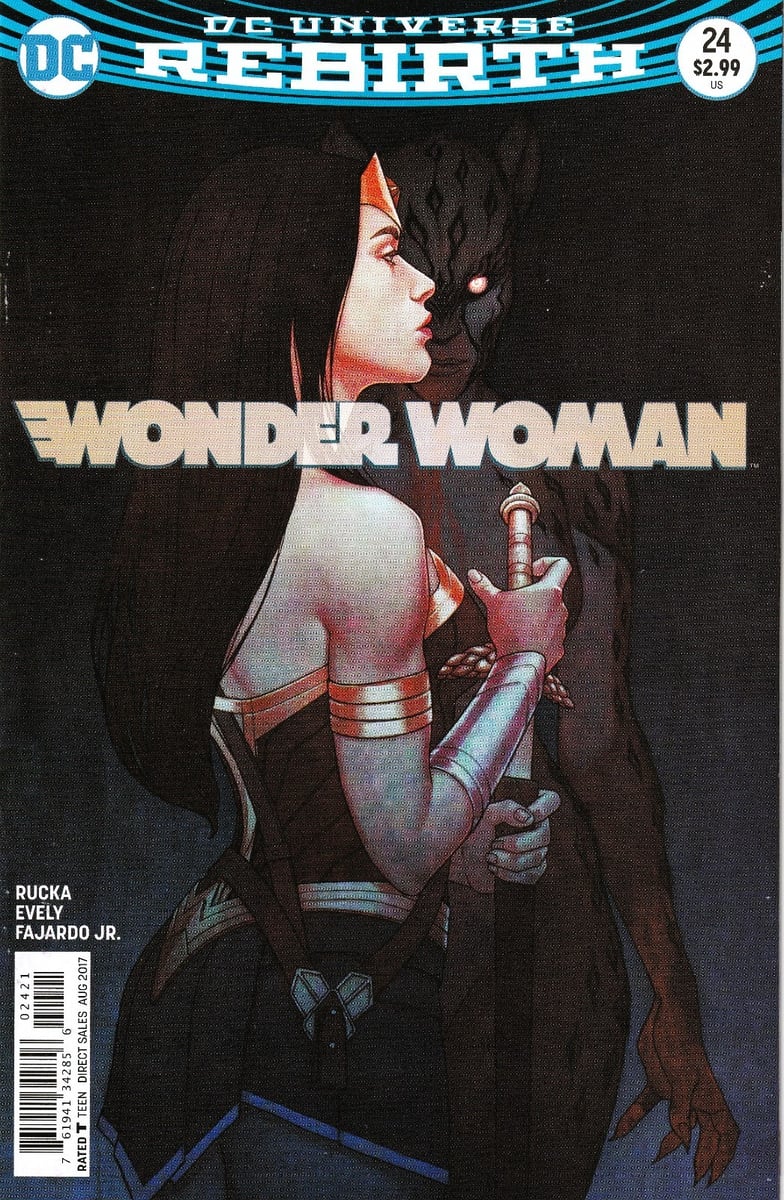 WONDER WOMAN #24 (2016) RUCKA / BILQUIS EVELY ~ VARIANTE JENNY FRISON ~ NON LETTO QUASI NUOVO