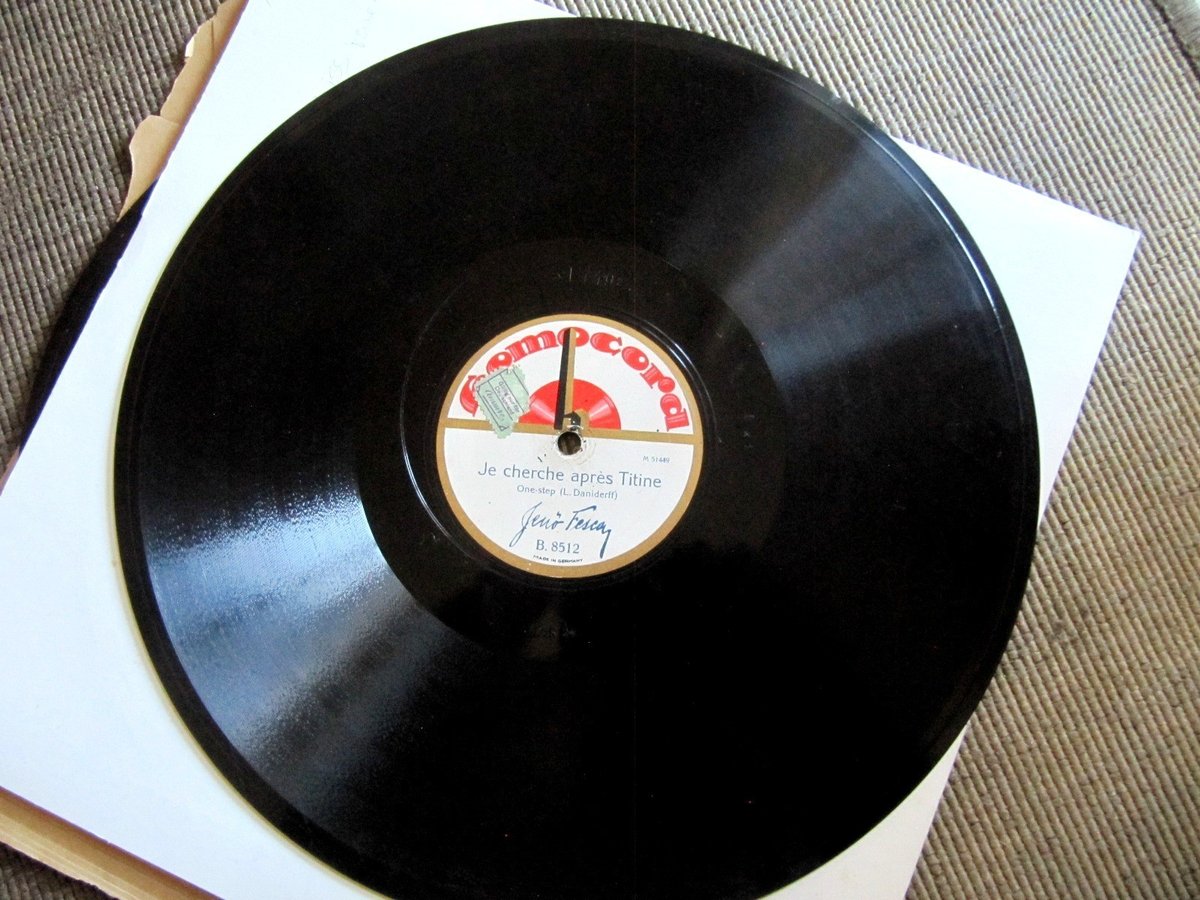 CHARLIE CHAPLIN TITINA 1924 BERLIN Je cherche apres Titine Jeno Fesca HOMOCORD