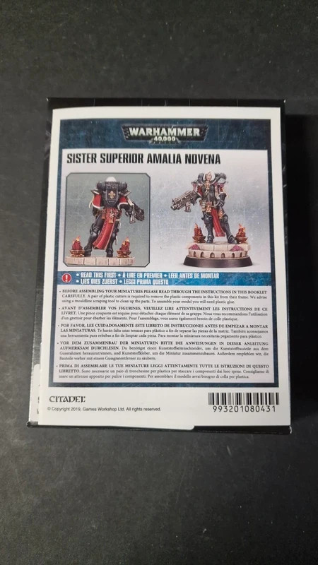 Warhammer 40K Adepta Sororitas Sister Superior Amalia Novena (S25)