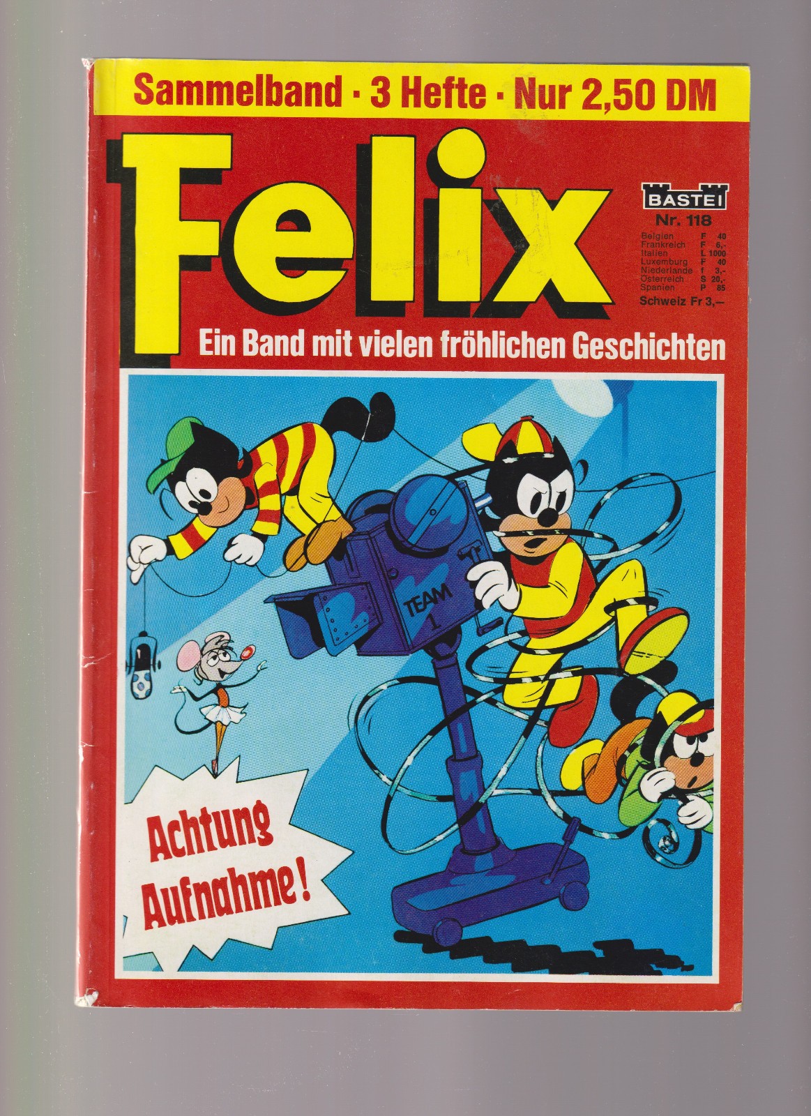 felix volume da collezione n.118 con libretto n.950, 953,949