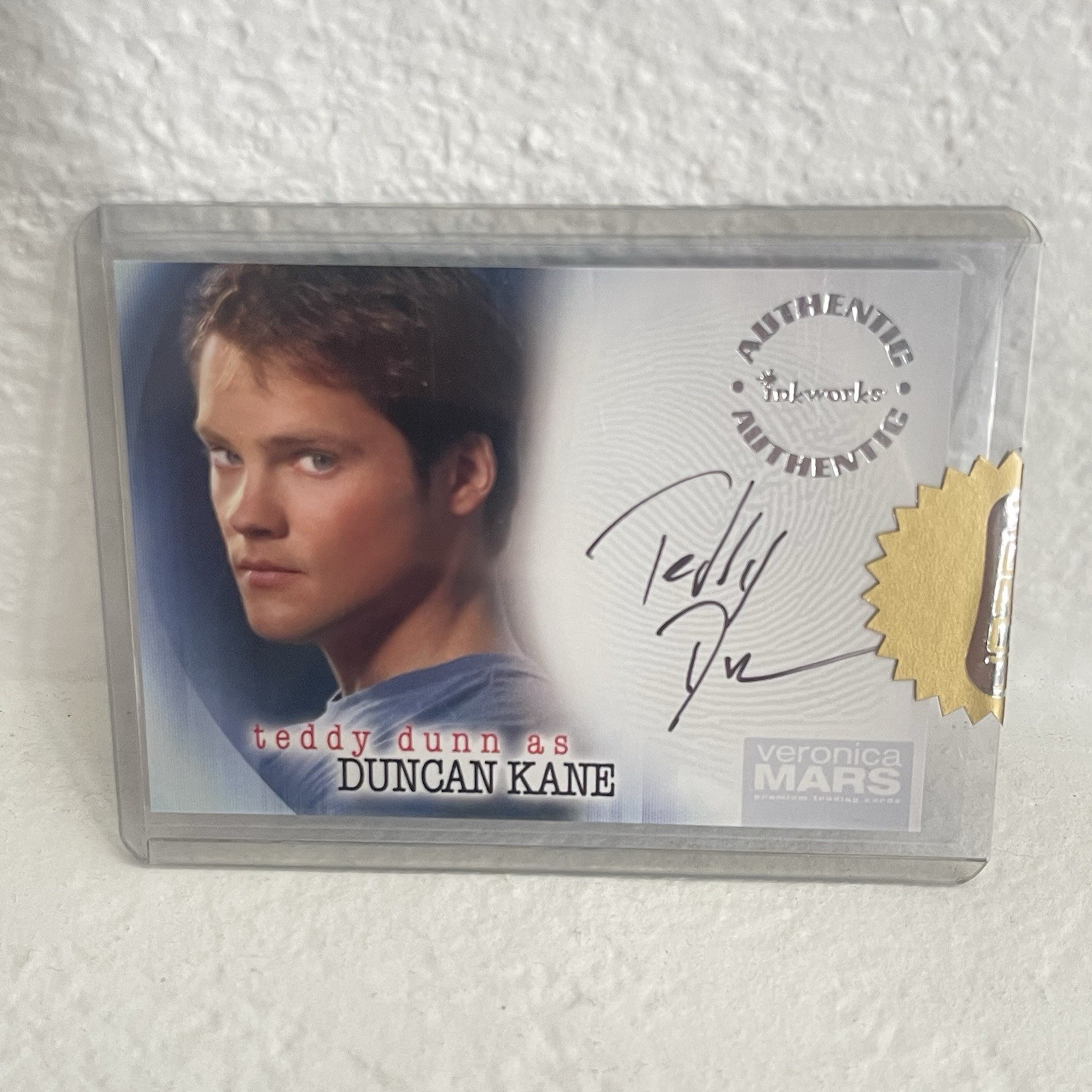 2006 Inkworks autentico Veronica Mars #A-3 Teddy Dunn come Duncan Kane sigillo AUTO!