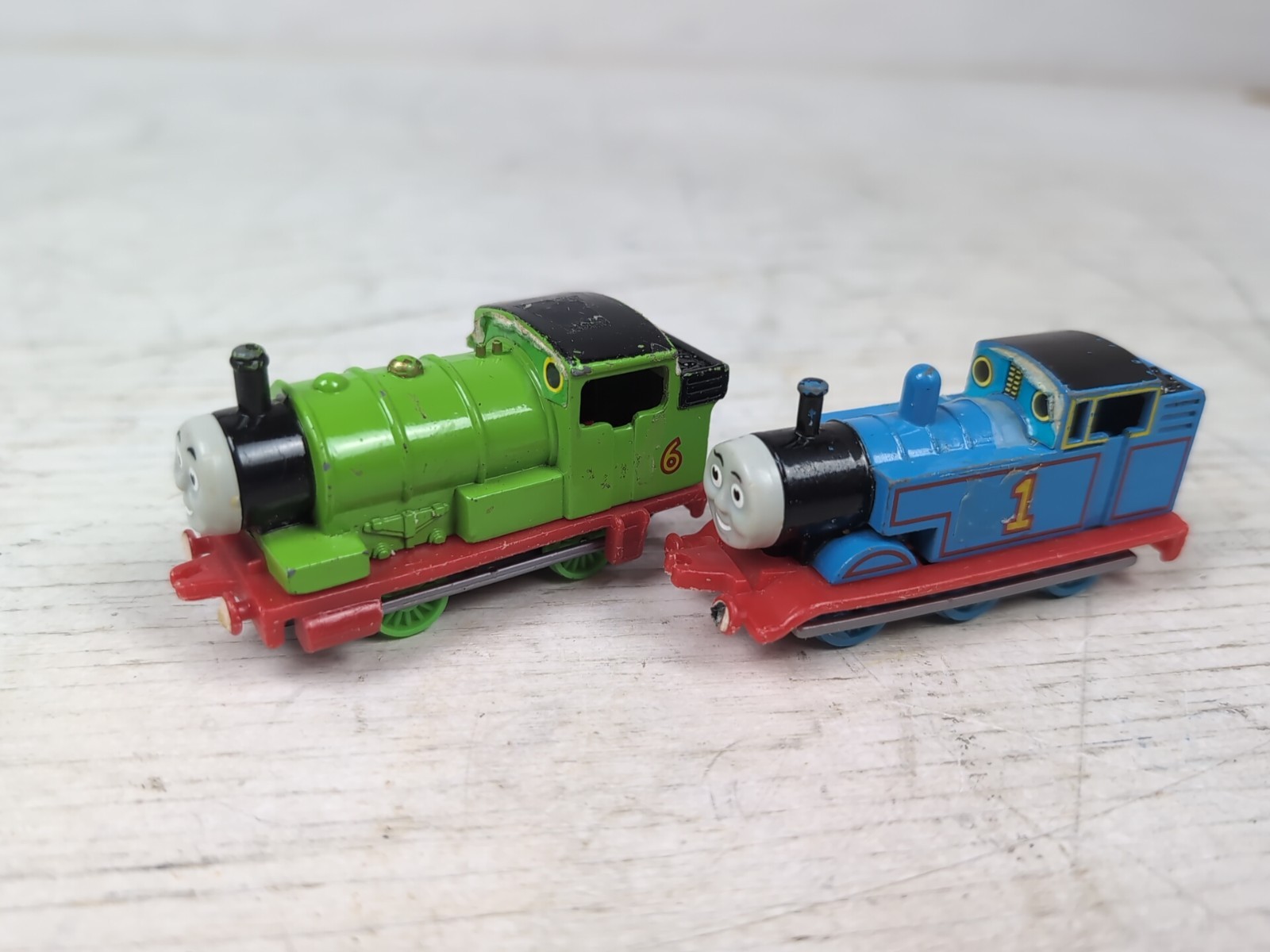ERTL DIECAST Thomas The Tank Engine 1985 Britt Allcroft Vintage Thomas & Percy