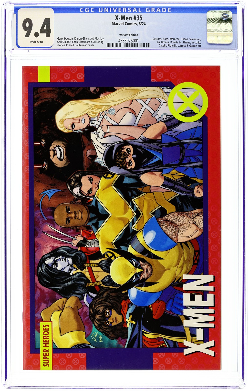 X-Men #35B CGC 9.4 2024 4583925001