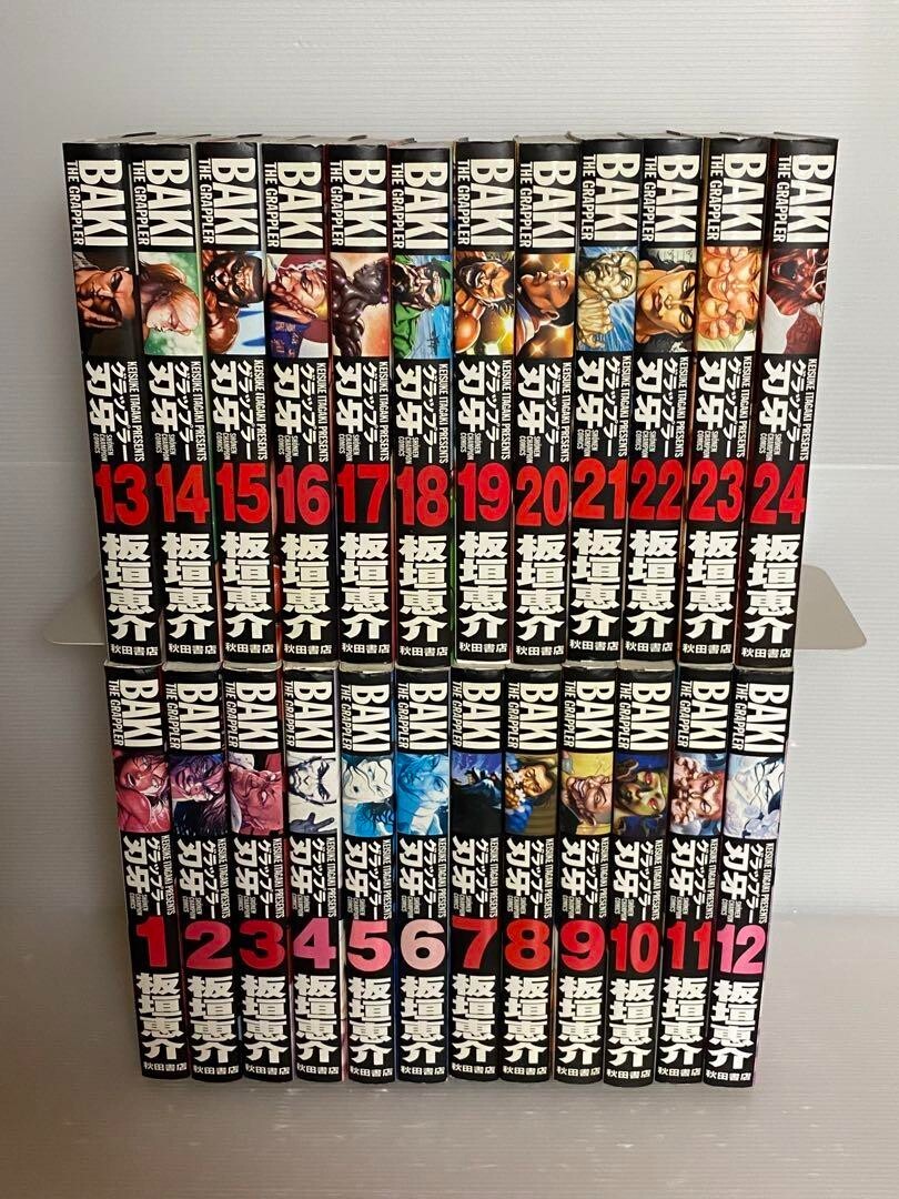 BAKI THE GRAPPLER Vol. 1 - 24 fumetti Itagaki Keisuke edizione completa usati