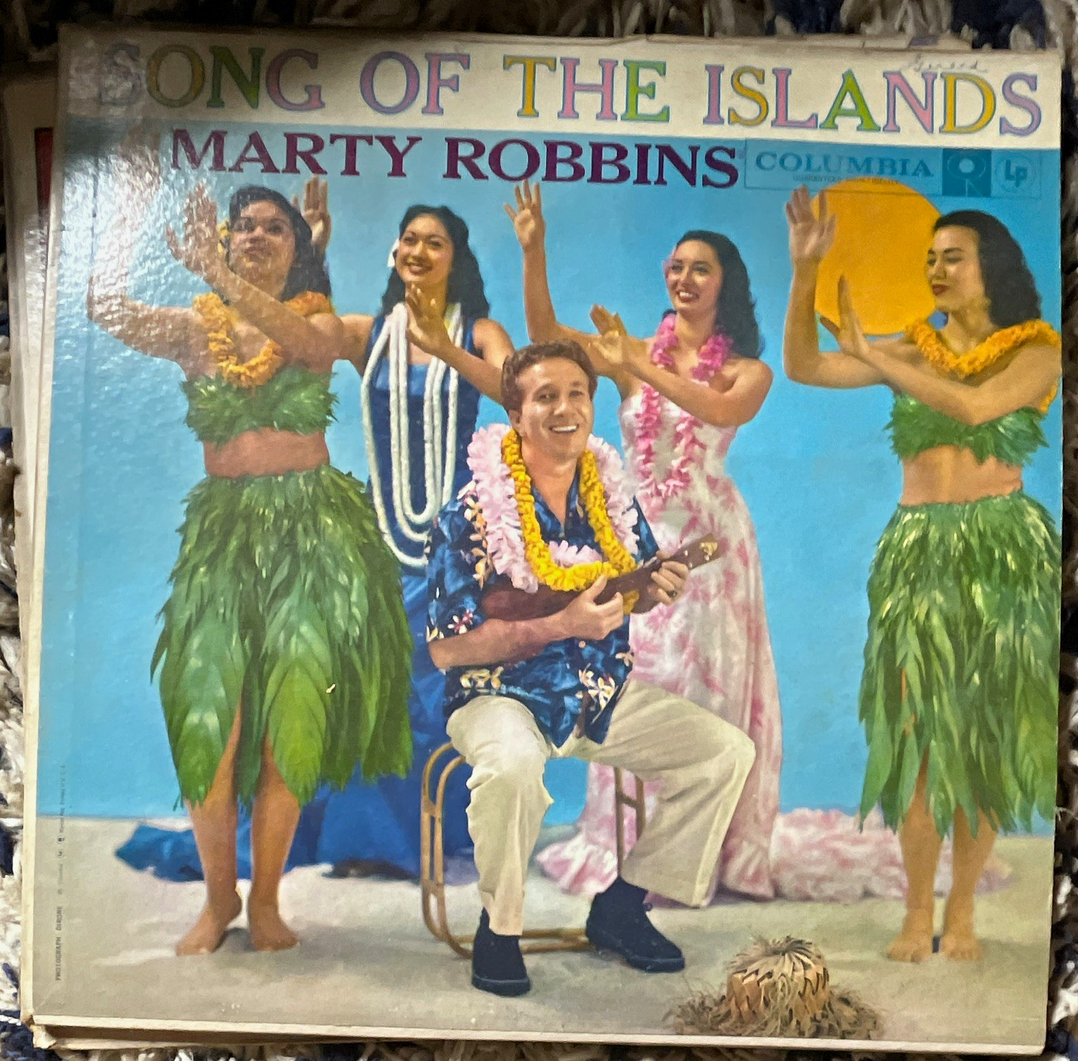 Marty Robbins Song of the Islands LP Vinyl Columbia Hawaiian CL 1087