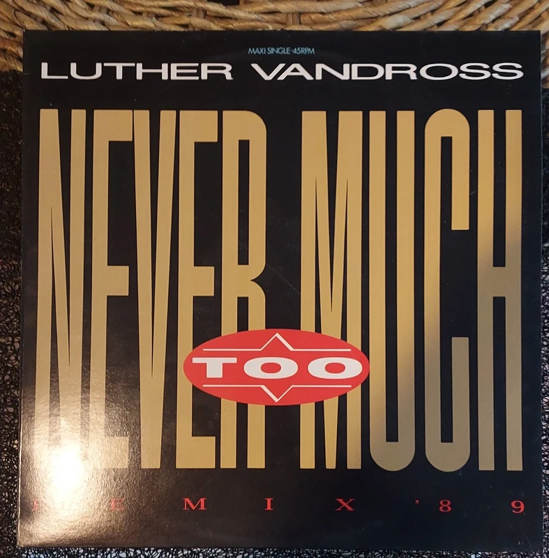 Luther Vandross " never too much " maxi funk 89