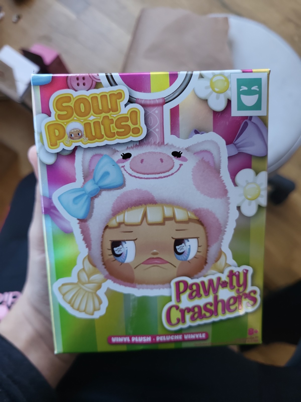 NIB Sour Pouts Pawty Crashers Vinyl Plush Blind Box Just Play Sealed