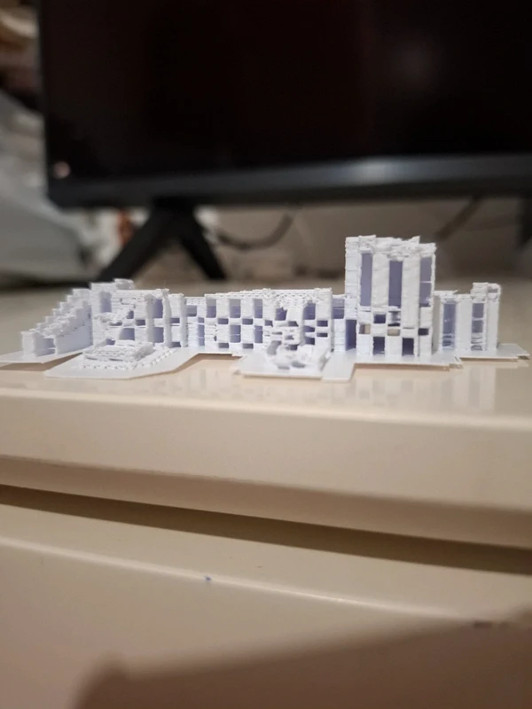 Case distrutte diorama