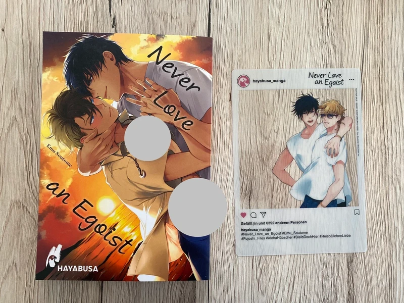 Emu Soutome Never Love an Egoist Yaoi Manga SNS Card Boys Love