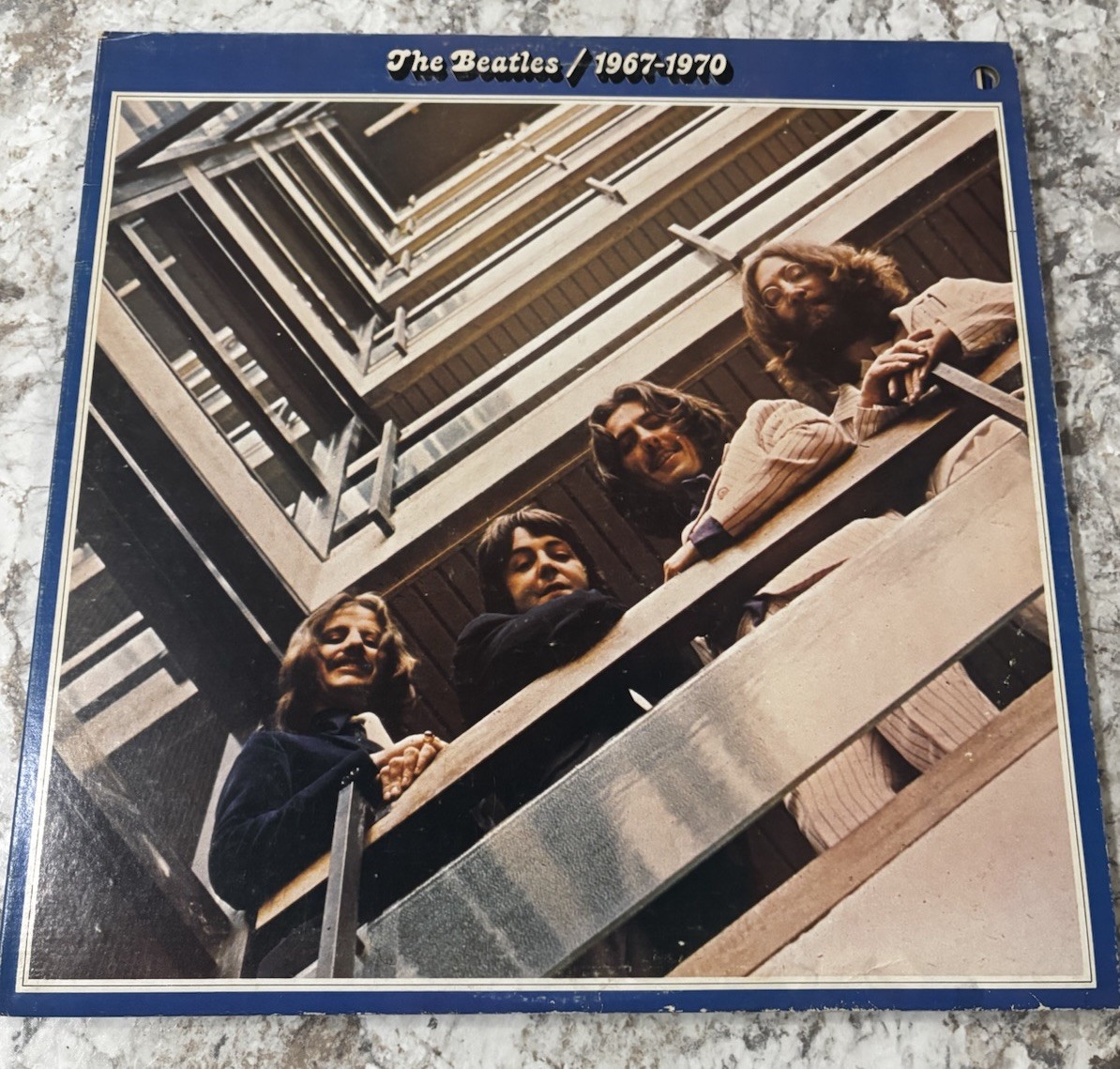 The Beatles 1967-1970 Blue Album 2LP Vinyl 1973 Apple SKBO 3404 Play Tested