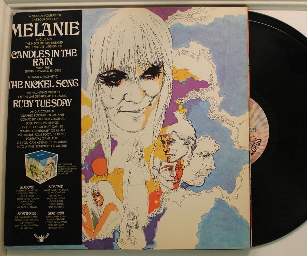 Melanie - 2 LP Vinile The Four Sides Of (W/ Obi) VG++ 33 RPM 12"