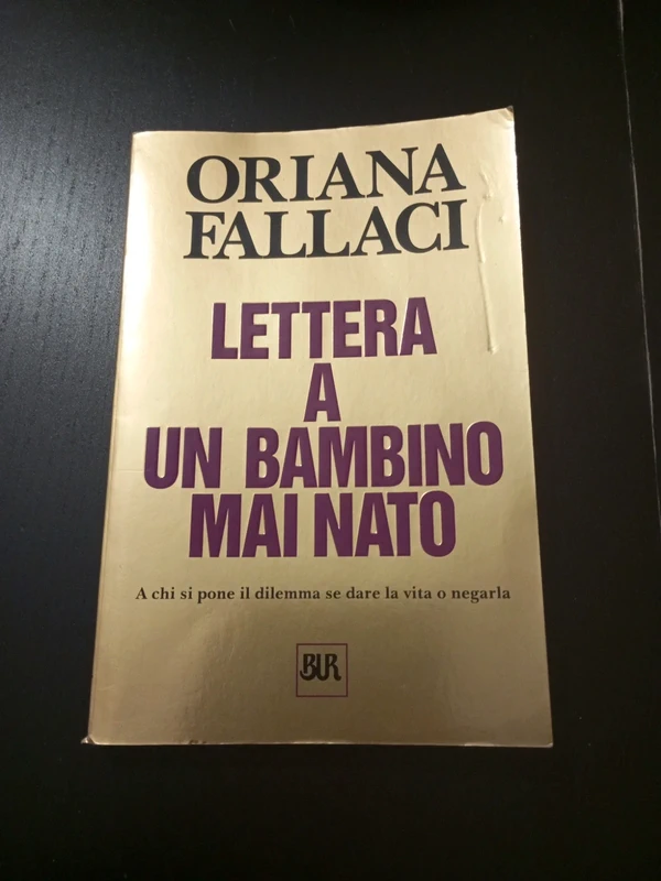 lettera a un bambino mai nato