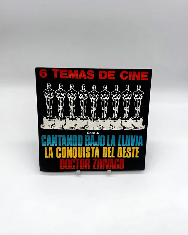 Various Artists 6 Temas de Cine 7" EP Vinyl Promo 1980 Polydor Las Estrellas