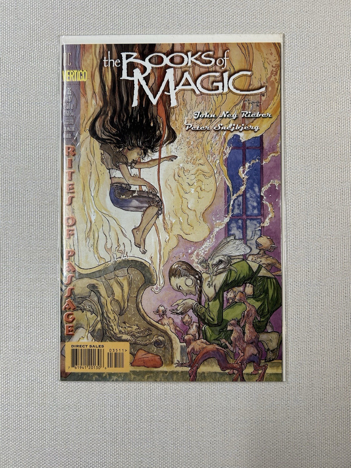 Books of Magic, The #35 DC/Vertigo | Kaluta Timothy Hunter - con borsa + tavola