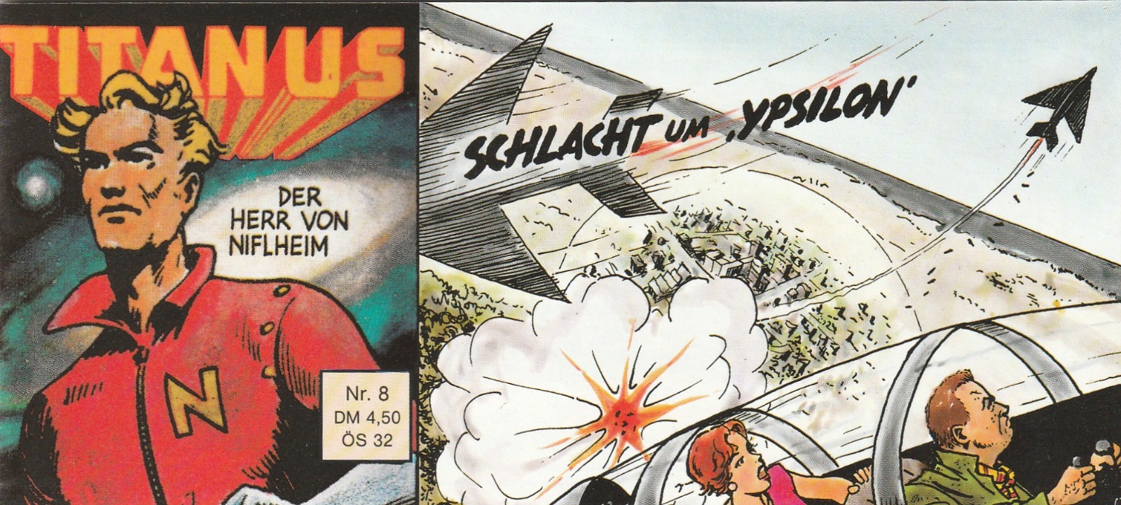 ✪ TITANUS #8 Battaglia di Ypsilon, Hutterer e Forestale PICCOLO-COMICHEFT NUOVO