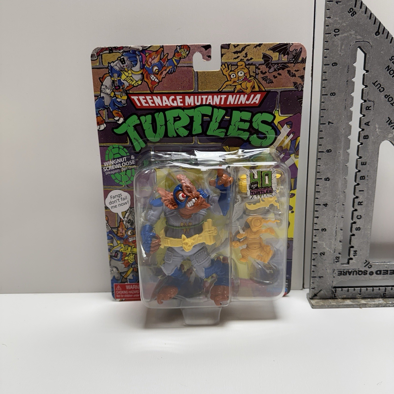 Teenage Mutant Ninja Turtles Classic Wingnut & Screwloose Playmates Reissue TMNT
