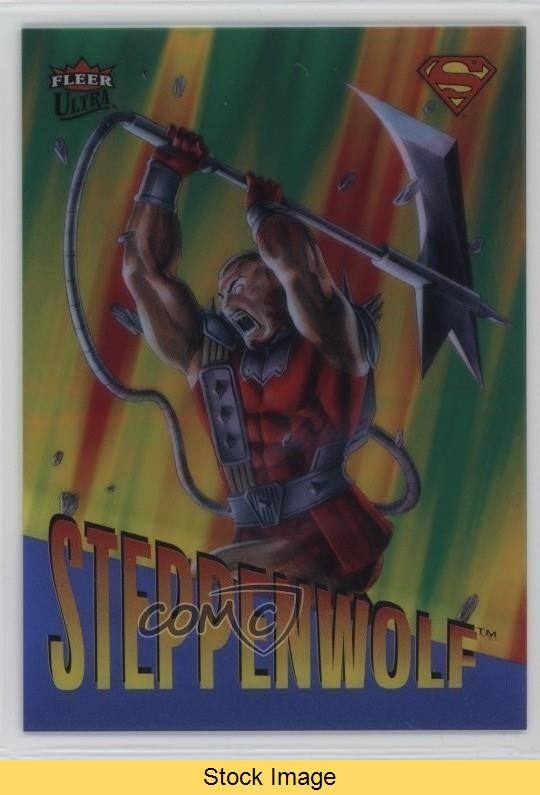 2026 Fleer Ultra Superman '95 Retro Blue Steppenwolf #R-35 READ jt1