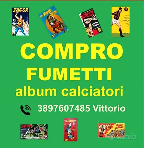 Zagor Topolino Diabolik Tex Album Calciatori