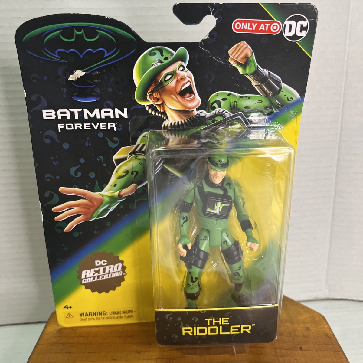 Nuova DC Retro Collection Batman Forever Riddler di Spin Master Esclusiva Sigillata