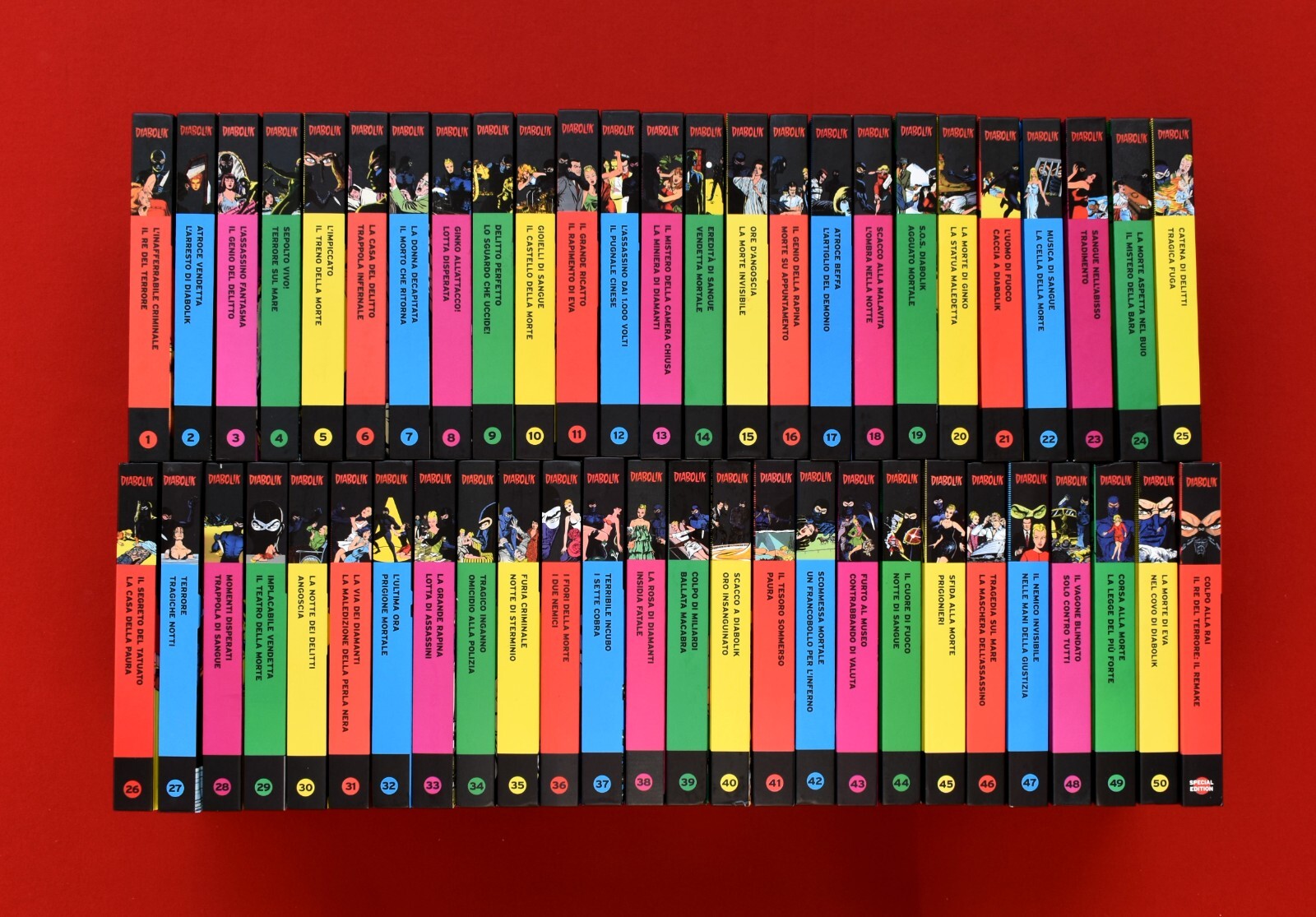 DIABOLIK  LE ORIGINI DEL MITO  1/50 + SPECIALE COMPLETA - GAZZETTA DELLO SPORT