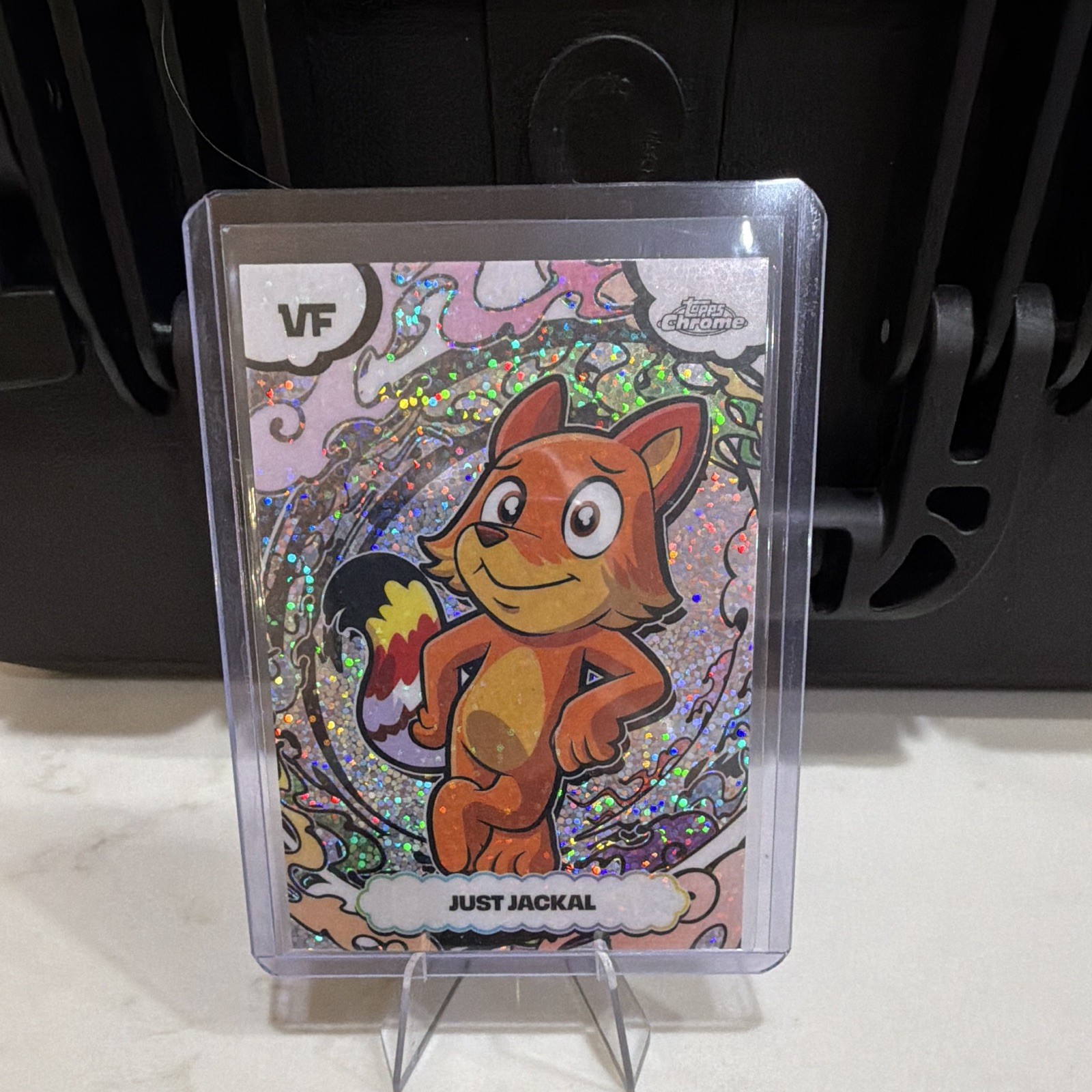 Topps 2026 Chrome VeeFriends Just Jackal SSA-54 ologramma scheda non sportiva