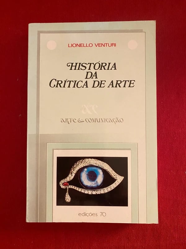 História da Crítica de Arte (Lionello Venturi)