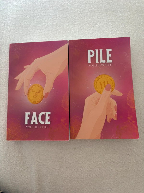 Livre romance lot de 2 Pile et Face neuf