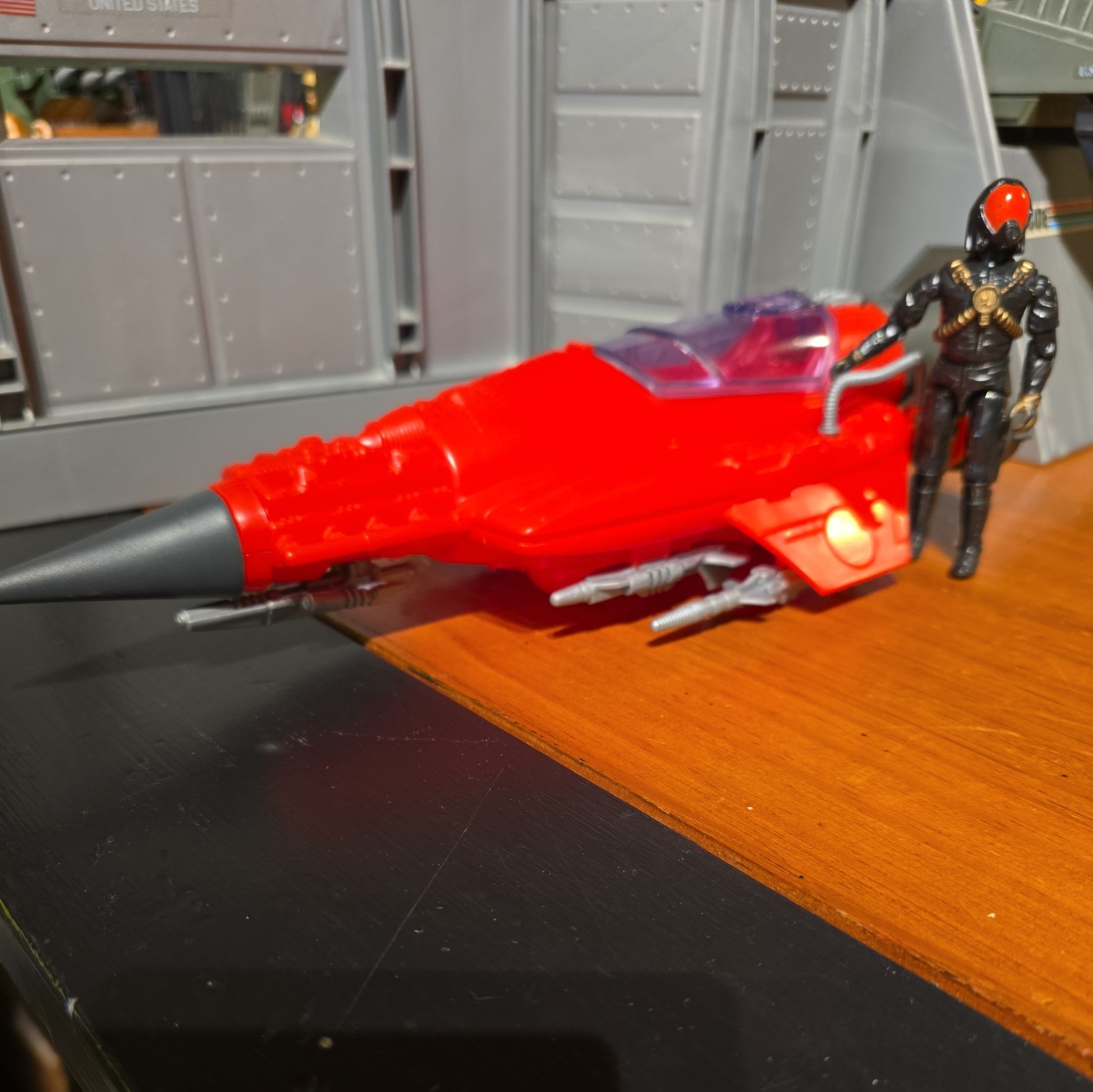 GI Joe Cobra Stellar Stiletto 1988 Completo + STAR VIPER Vintage Hasbro 3,75 