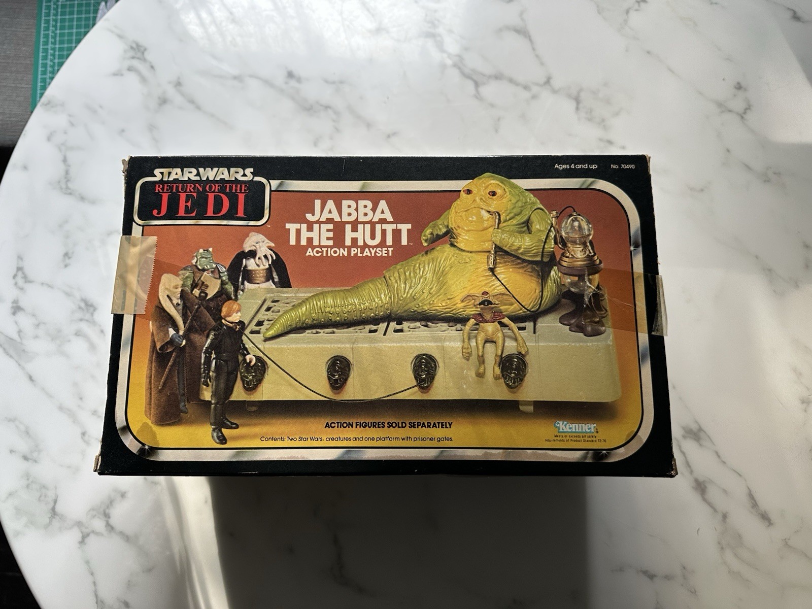 Jabba the Hutt Playset 1983 STAR WARS Vgt Original Open Box Bags Included