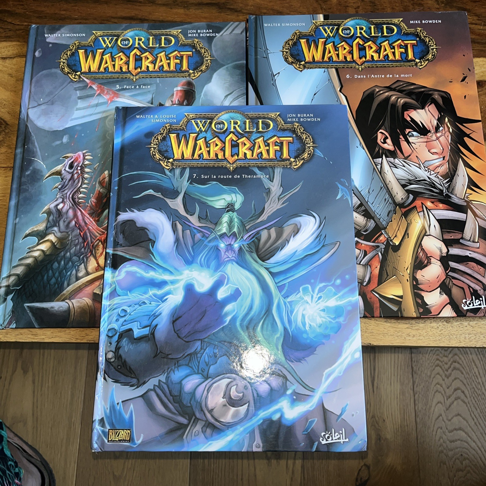 3 BD World of Warcraft 5,6 et 7 Soleil Walter Simonson