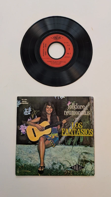 Los Fantasios – Folklore Réunionnais - Disque vinyle 45 tours