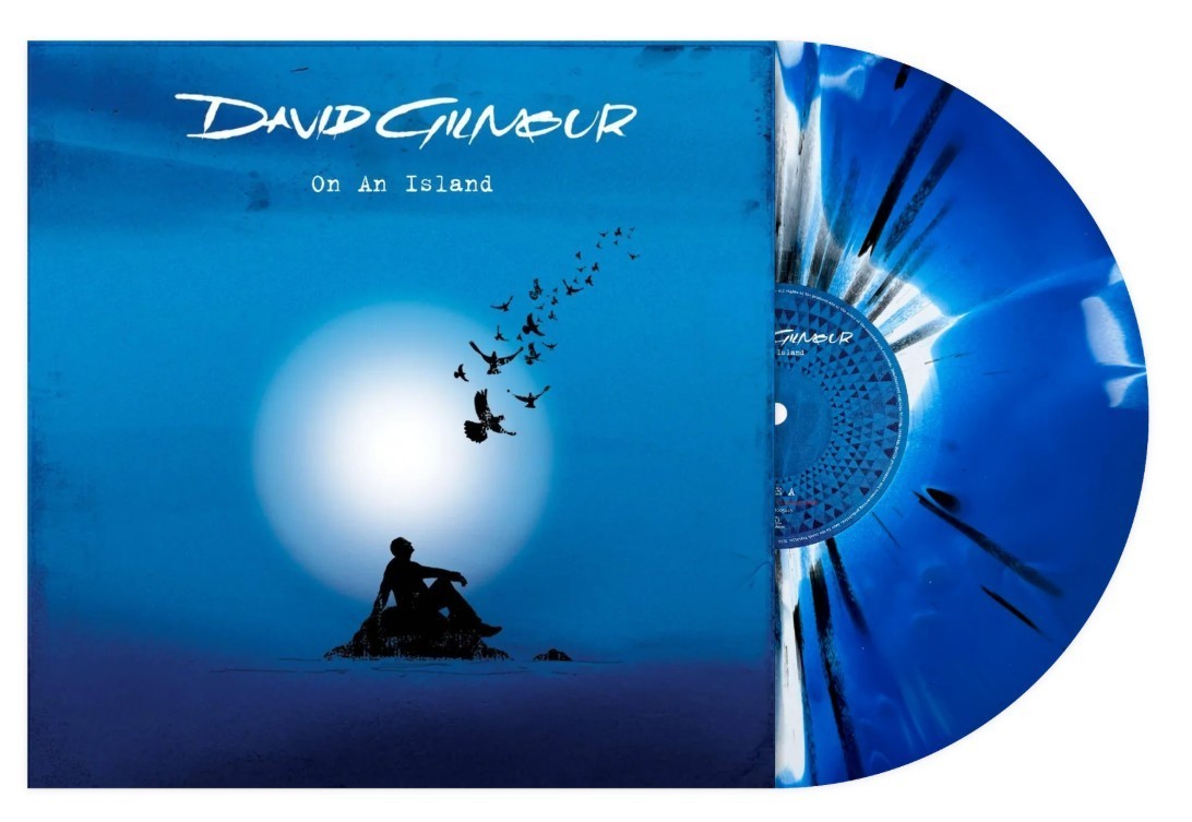 David Gilmour Blood Records On An Island Blue Splatter Vinyl  3000 Limited