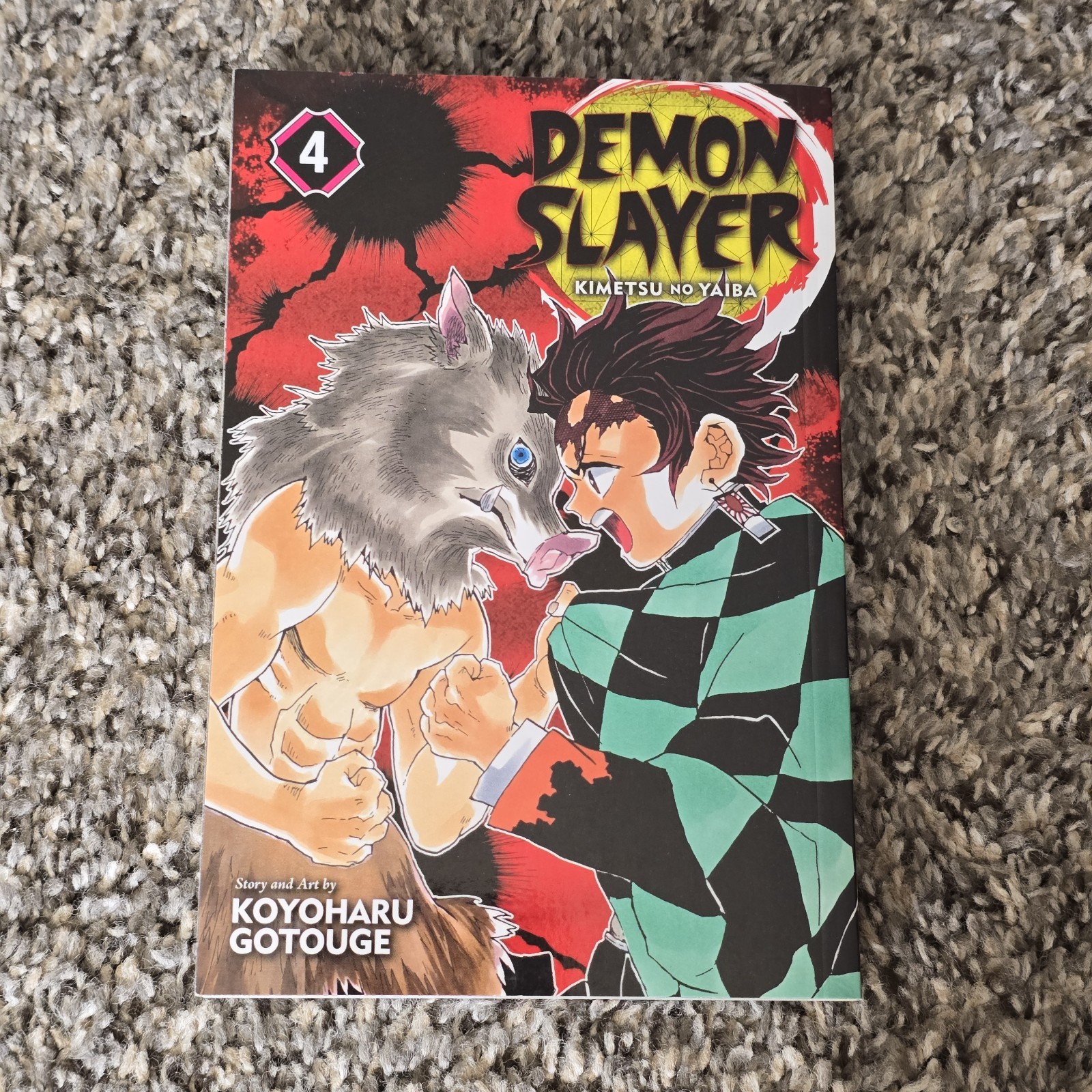 Demon Slayer Kimetsu No Yaiba Vol 4 manga inglese Viz Media Shonen Jump