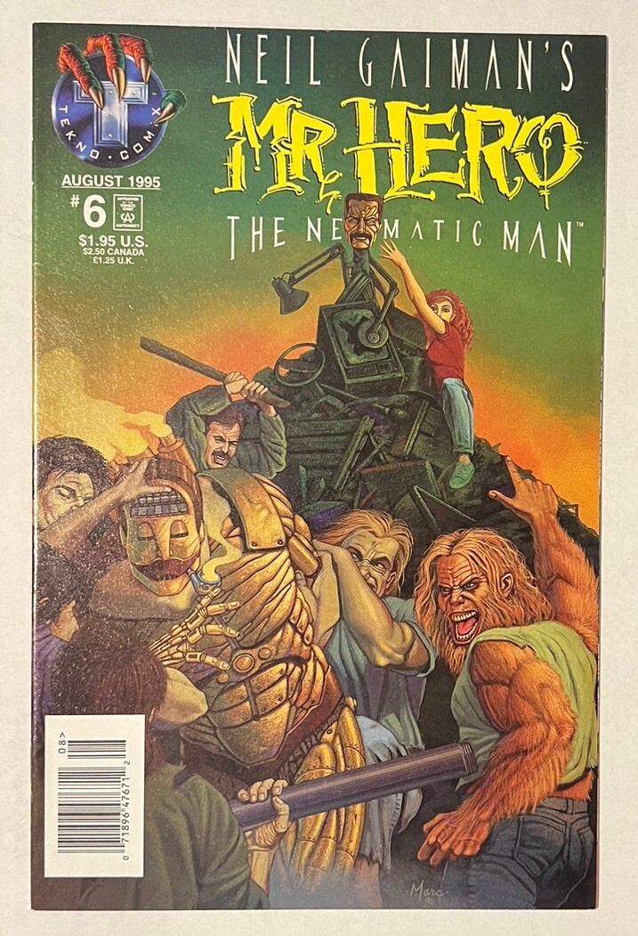 Neil Gaiman's Mr Hero #6 1995 Tekno Comix Comic Book  