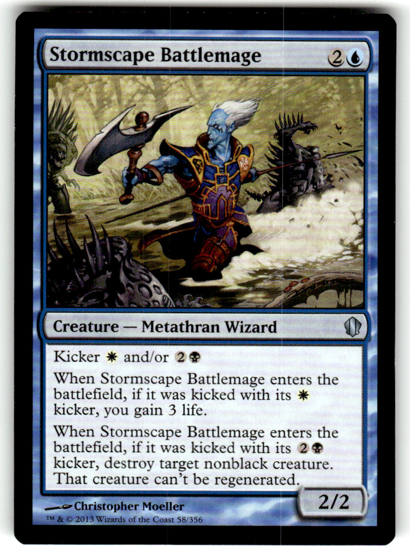 Stormscape Battlemage Commander 2013 58 U Magic: The Gathering quasi nuovo