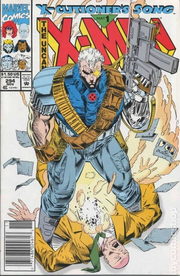 Uncanny X-Men #294U Peterson variante FN/VF 7.0 1992 immagine stock