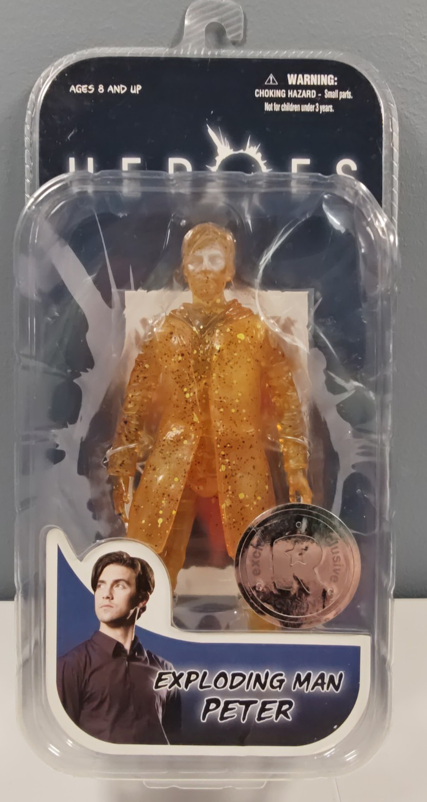 Exploding Man Peter Petrelli Heroes Figure Serie 1 Mezco Toys’r Us Exclusive